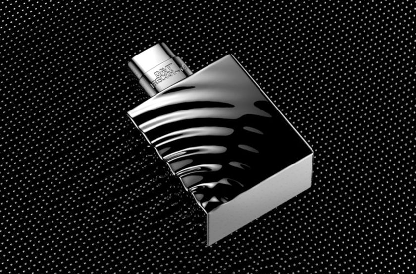 大衛(wèi)·貝克漢姆水波紋圖案香水瓶型設(shè)計(jì)包裝設(shè)計(jì)