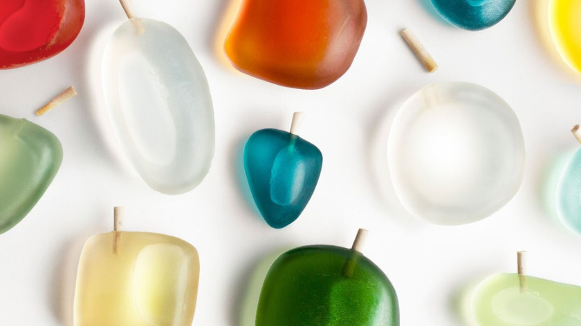 生態(tài)環(huán)保包裝-2020年包裝設(shè)計趨勢示例：由重復(fù)使用的海洋塑料制成的香水瓶，這個香水瓶是由重復(fù)使用的海洋塑料制成的。