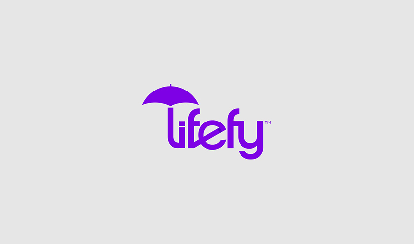 lifefy在線保險品牌logo設(shè)計,傘元素+字母L lifefy在線保險品牌logo設(shè)計,傘元素+字母L