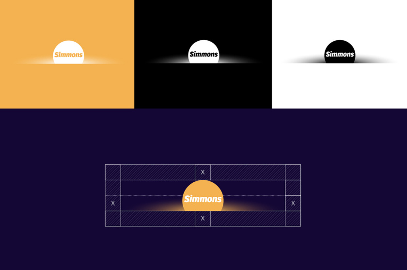 SIMMONS席夢思sunrise日出系列床墊品牌形象設(shè)計-logo/vi/