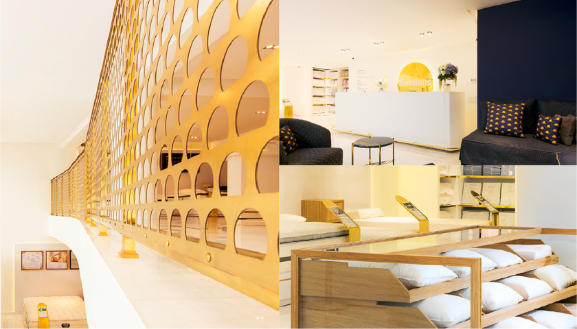 SIMMONS席夢思sunrise日出系列床墊品牌形象設(shè)計-專賣店空間設(shè)計