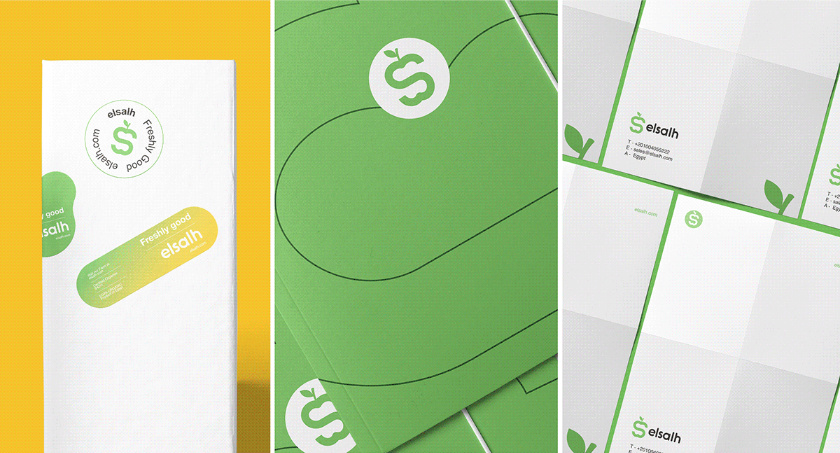 Elsalh 新鮮蔬菜水果配送公司品牌形象設(shè)計(jì)-logo,vi與產(chǎn)品包裝設(shè)計(jì)