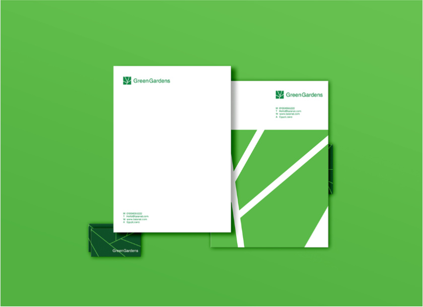GreenGardens 綠色園林品牌形象設(shè)計(jì)-logo/vi