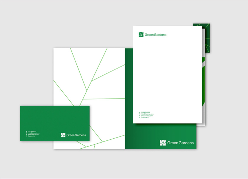 GreenGardens 綠色園林品牌形象設(shè)計(jì)-logo/vi