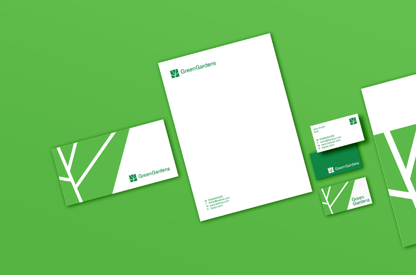 GreenGardens 綠色園林品牌形象設(shè)計(jì)-logo/vi