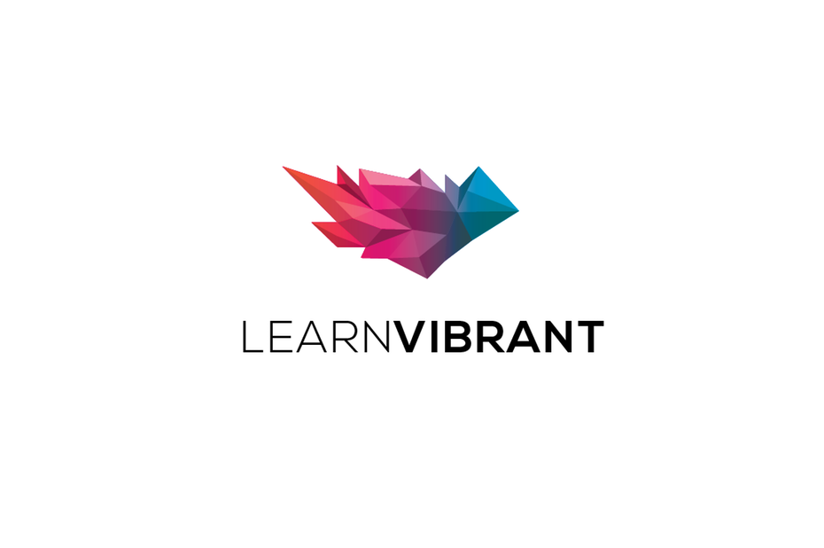 3D圖像-LearnVibrant徽標logo設計