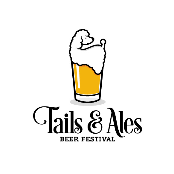 貴賓犬酒杯標(biāo)志設(shè)計(jì)