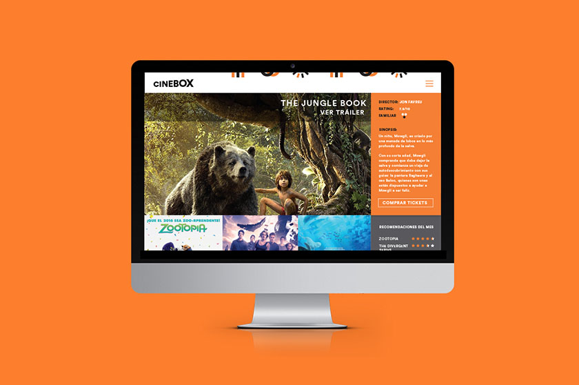 充滿活力激情與超現(xiàn)實主義的CINEBOX電影院品牌vi設計空間設計