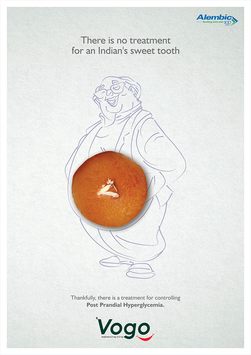 印度高血糖醫(yī)藥廣告平面設(shè)計,不失趣味指出愛吃糖老年患者的身體狀況 印度高血糖醫(yī)藥廣告平面設(shè)計,不失趣味指出愛吃糖老年患者的身體狀況
