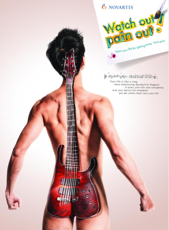 三大藥企之一諾華廣告精彩設(shè)計(jì)，將品牌主張形象化藝術(shù)化呈現(xiàn)