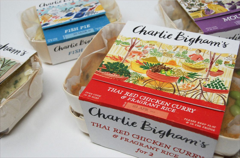 CHARLIE BIGHAMS準備烹飪菜包裝設(shè)計