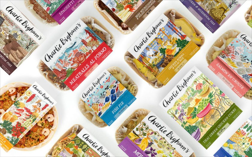 CHARLIE BIGHAMS準備烹飪菜包裝設(shè)計