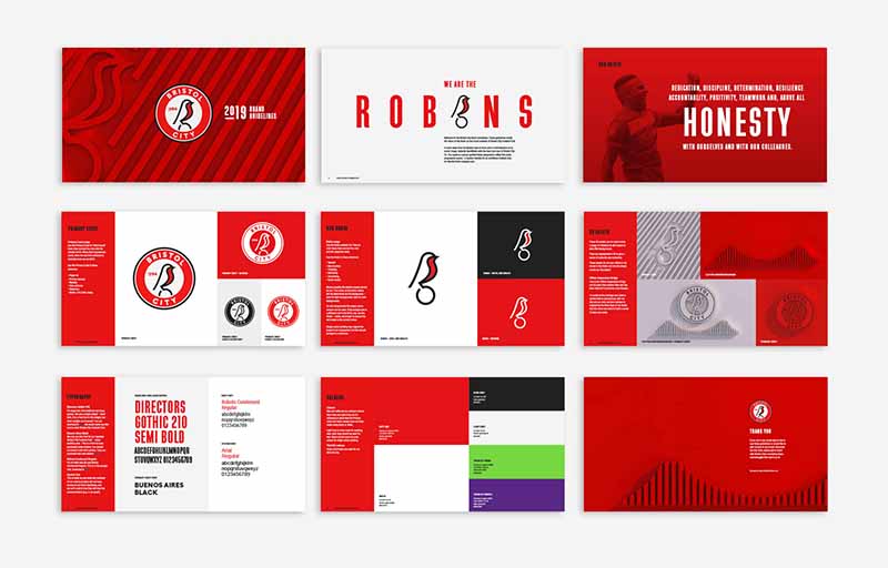 Bristol City足球俱樂部知更鳥新logo設(shè)計(jì)，讓品牌充滿視覺識(shí)別性