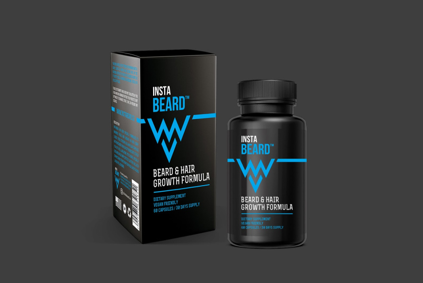  胡須生長(zhǎng)液產(chǎn)品包裝設(shè)計(jì)