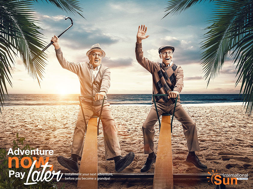 Sun International 旅游海報(bào)平面廣告設(shè)計(jì),度過不一樣的祖父時(shí)光-沙灘玩蹺蹺板篇 Sun International 旅游海報(bào)平面廣告設(shè)計(jì),度過不一樣的祖父時(shí)光-沙灘玩蹺蹺板篇