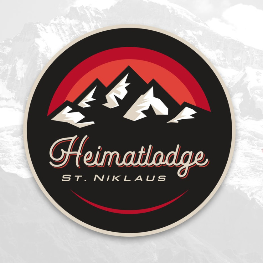 住宅風格酒店logo設計-山區(qū)小屋標志