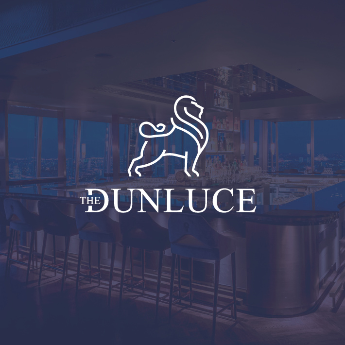 具有已確定名稱的酒店徽標logo設計-獅子酒店標志