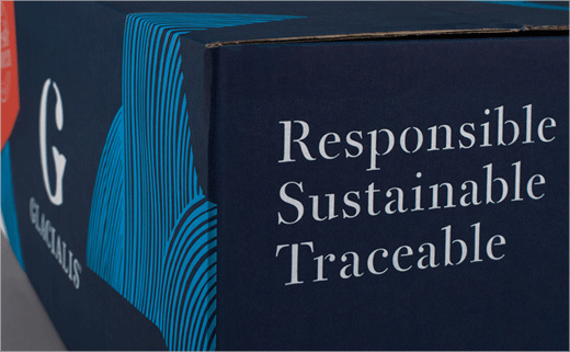 Glacialis 海鮮冷凍魚品牌logo設(shè)計(jì)與包裝設(shè)計(jì)