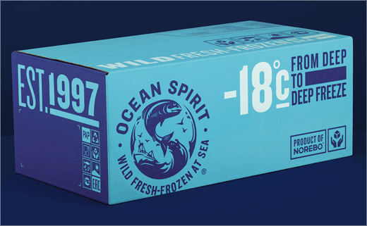 Ocean Trawlers 海鮮冷凍魚品牌logo設(shè)計(jì)與包裝設(shè)計(jì)