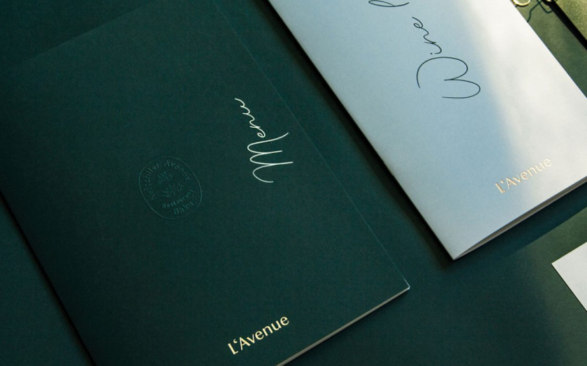 Lavenue餐廳菜單設計