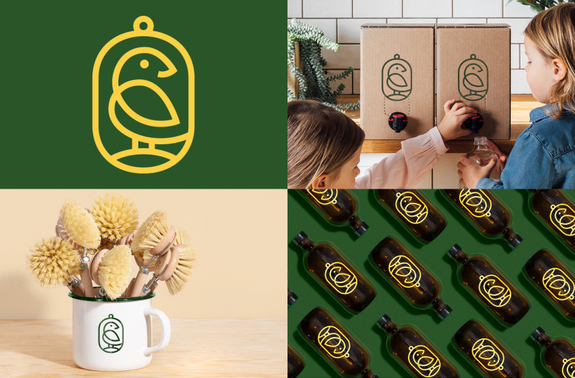 金絲雀?jìng)€(gè)人清潔美容化妝品產(chǎn)品品牌形象設(shè)計(jì)logo設(shè)計(jì)