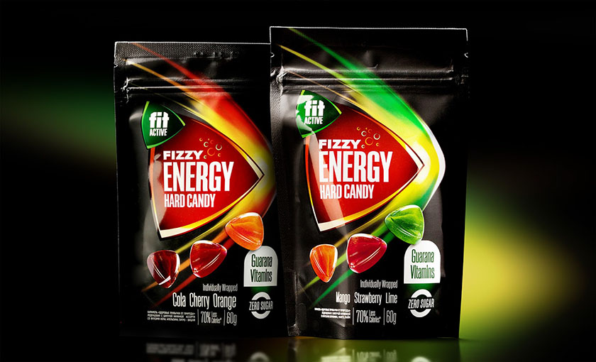 FIT ACTIV 休閑能量食品包裝，統(tǒng)一的結構和品牌識別設計