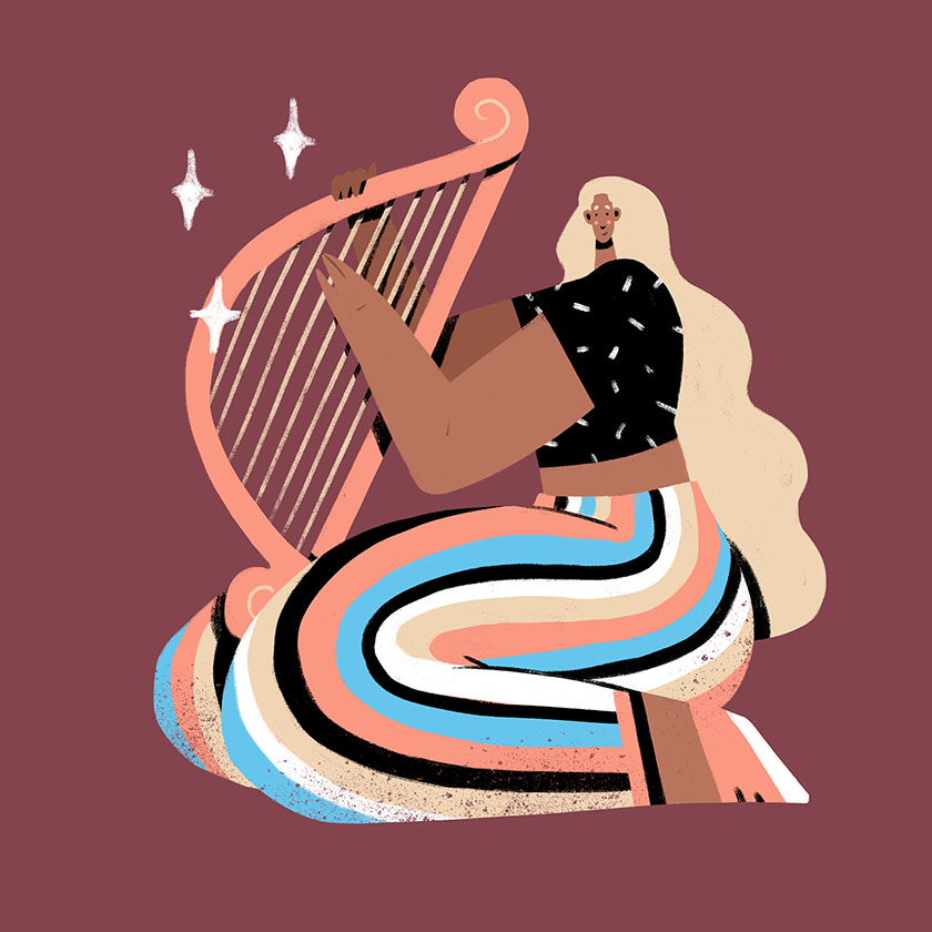 一組驚艷值超高的的插畫設(shè)計(jì)