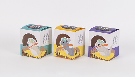 Kkomjirak 嚙齒動(dòng)物寵物食品包裝設(shè)計(jì)，可愛(ài)韓國(guó)風(fēng)插畫(huà)設(shè)計(jì)