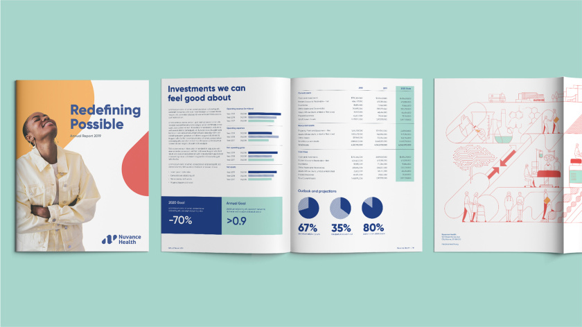 Nuvance Health醫(yī)療保健機構(gòu)新logo設計，字母NH+水滴元素