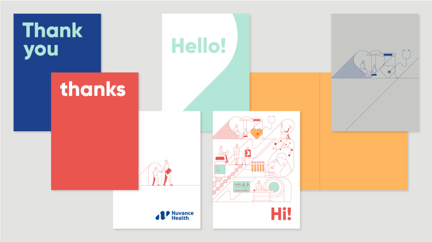 Nuvance Health醫(yī)療保健機構(gòu)新logo設計，字母NH+水滴元素