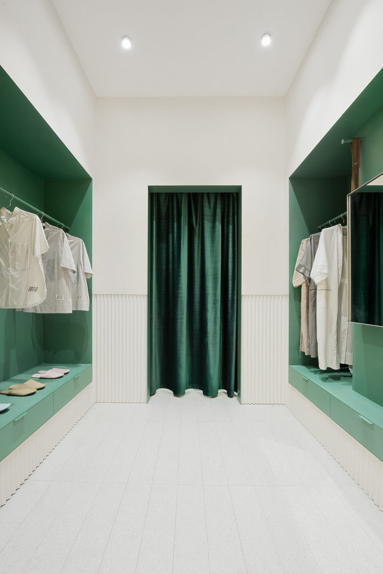 NBYHOME紡織品和日常用品商店商業(yè)空間設(shè)計(jì)，愜意開放的空間設(shè)計(jì)