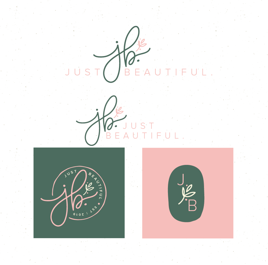 Just Beautiful logo迭代