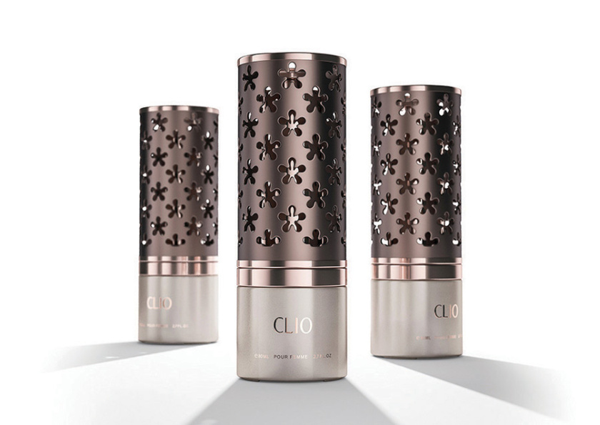 Clio香水包裝設(shè)計(jì)與阿拉伯花形格子香水瓶形設(shè)計(jì) Clio香水包裝設(shè)計(jì)與阿拉伯花形格子香水瓶形設(shè)計(jì)