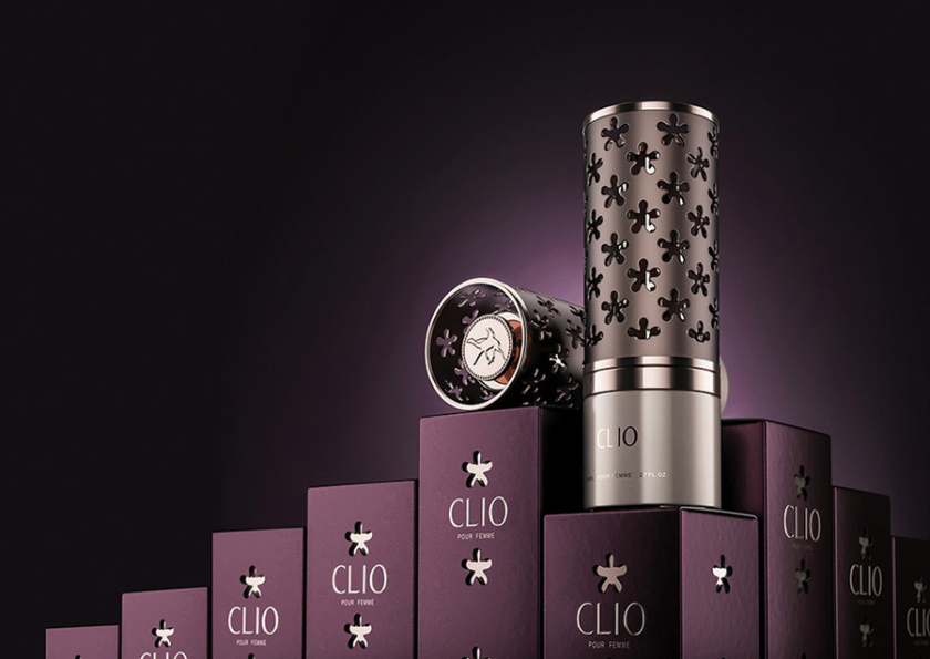 Clio香水包裝設(shè)計(jì)與阿拉伯花形格子香水瓶形設(shè)計(jì) Clio香水包裝設(shè)計(jì)與阿拉伯花形格子香水瓶形設(shè)計(jì)