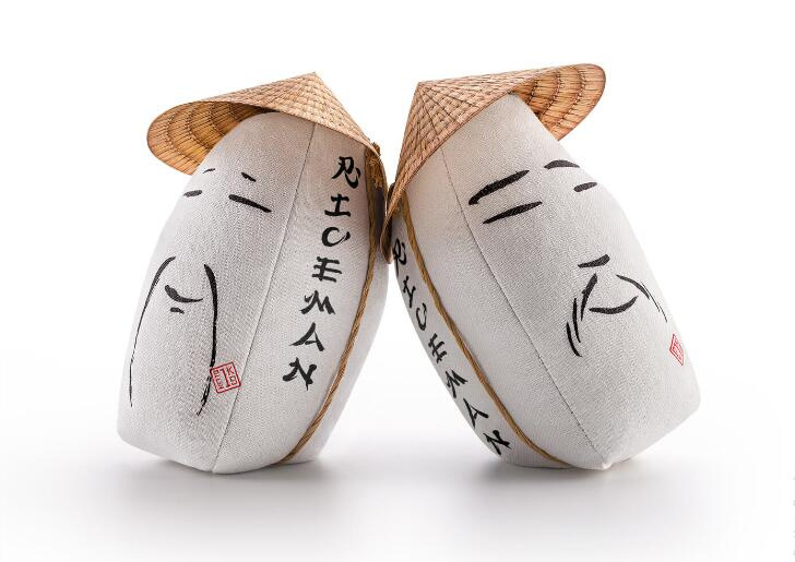 RICEMAN日式大米包裝設(shè)計(jì)，斗笠帽子麻布農(nóng)民造型