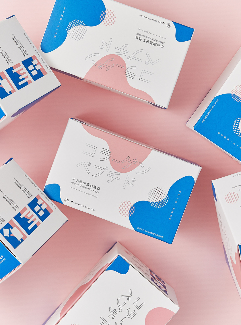 淡雅婉約風(fēng)膠原蛋白包裝設(shè)計(jì)