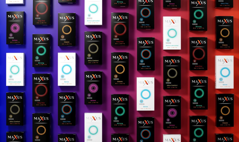 MAXUS安全套包裝設計“行星”元素
