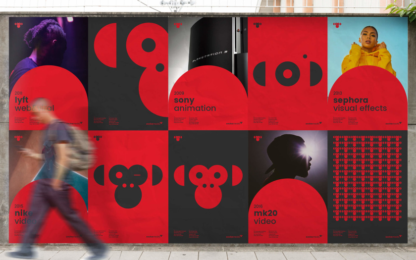 Envolve 媒體品牌形象重塑與簡約幾何風(fēng)格猴頭logo設(shè)計(jì) Envolve 媒體品牌形象重塑與簡約幾何風(fēng)格猴頭logo設(shè)計(jì)