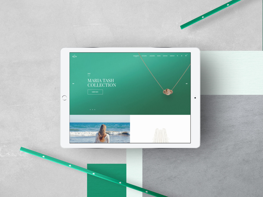 ELLAS珠寶品牌logo設計與品牌vi形象設計,三個花朵徽章 ELLAS珠寶品牌logo設計與品牌vi形象設計,三個花朵徽章