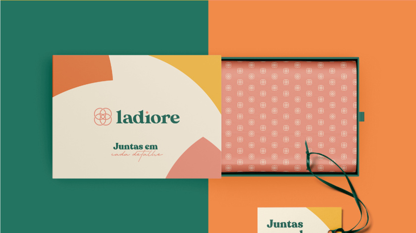 ladiore 女性時尚品牌logo設(shè)計與視覺識別vi設(shè)計，源自四個象征