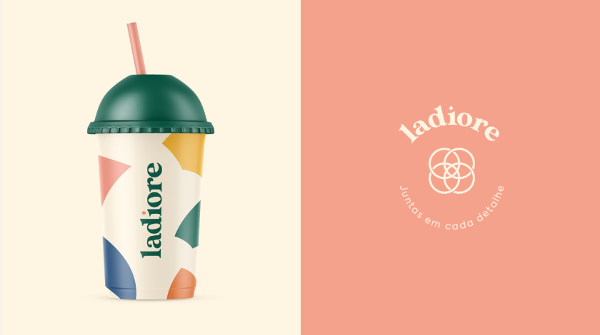 ladiore 女性時尚品牌logo設(shè)計與視覺識別vi設(shè)計，源自四個象征