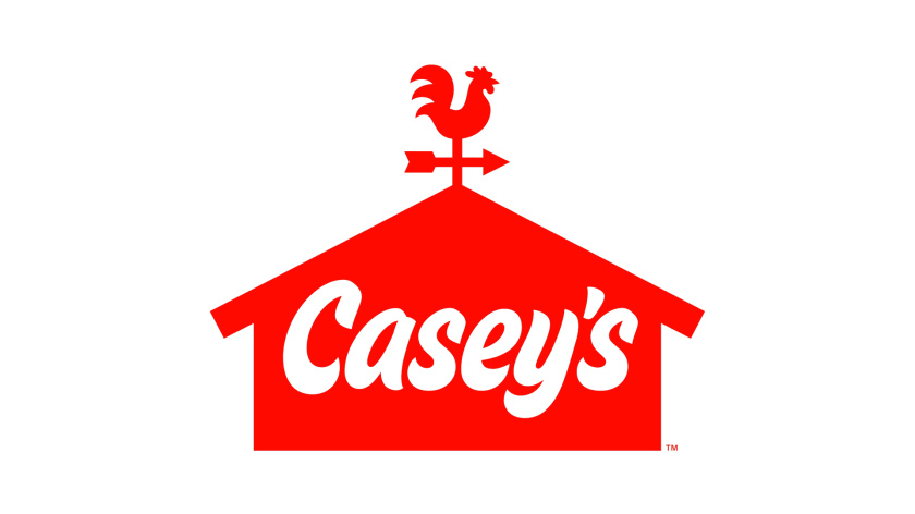 Casey便利店與比薩連鎖店logo設(shè)計品牌形象vi設(shè)計，公雞風(fēng)標+房屋谷倉造型