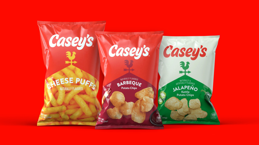 Casey便利店與比薩連鎖店logo設(shè)計品牌形象vi設(shè)計包裝設(shè)計，公雞風(fēng)標+房屋谷倉造型