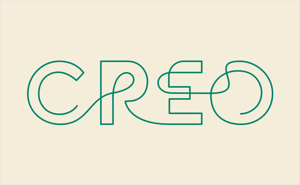 大麻成分健康品牌Creo線條logo設(shè)計(jì)、圖標(biāo)設(shè)計(jì)與主形象畫面設(shè)計(jì)
