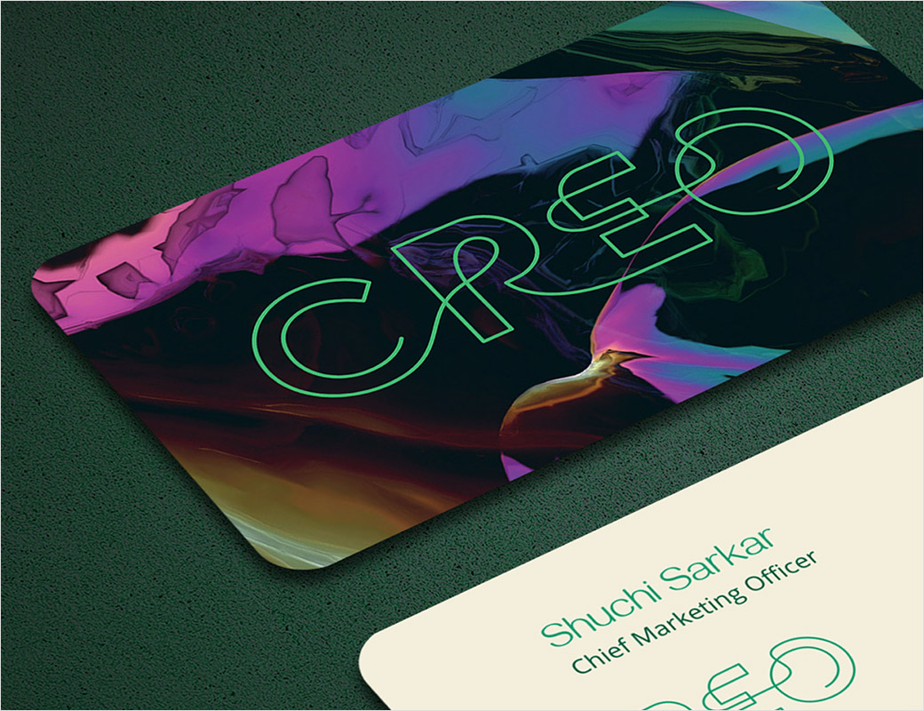 大麻成分健康品牌Creo線條logo設(shè)計、圖標(biāo)設(shè)計與主形象畫面設(shè)計