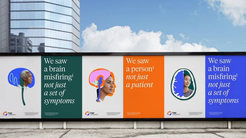 Sage 產(chǎn)后抑郁癥與腦部精神疾病醫(yī)藥品牌全案策劃設(shè)計(jì)，傳達(dá)積極樂觀形象