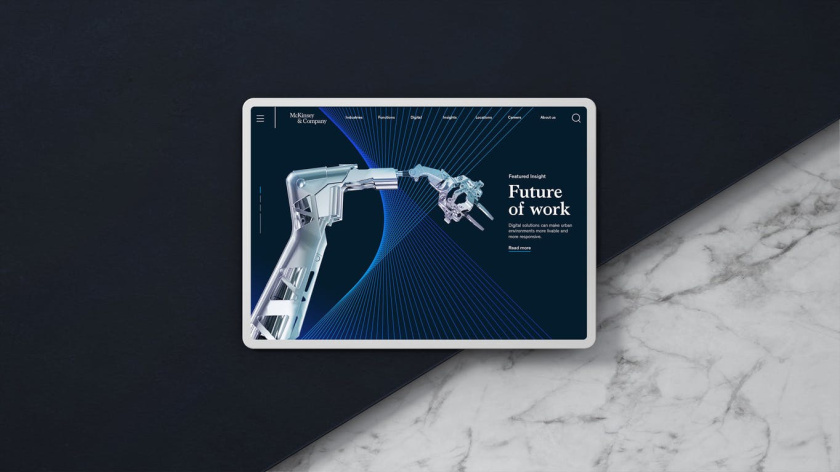 麥肯錫咨詢公司新企業(yè)形象vi設(shè)計(jì)，強(qiáng)調(diào)合作伙伴關(guān)系