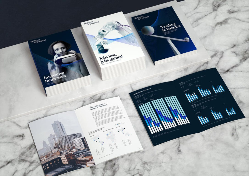 麥肯錫咨詢公司新企業(yè)形象vi設(shè)計(jì)，強(qiáng)調(diào)合作伙伴關(guān)系