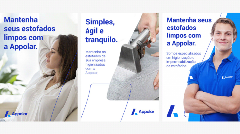 Appolar 環(huán)境清潔和衛(wèi)生消毒公司vi視覺識別設(shè)計logo設(shè)計