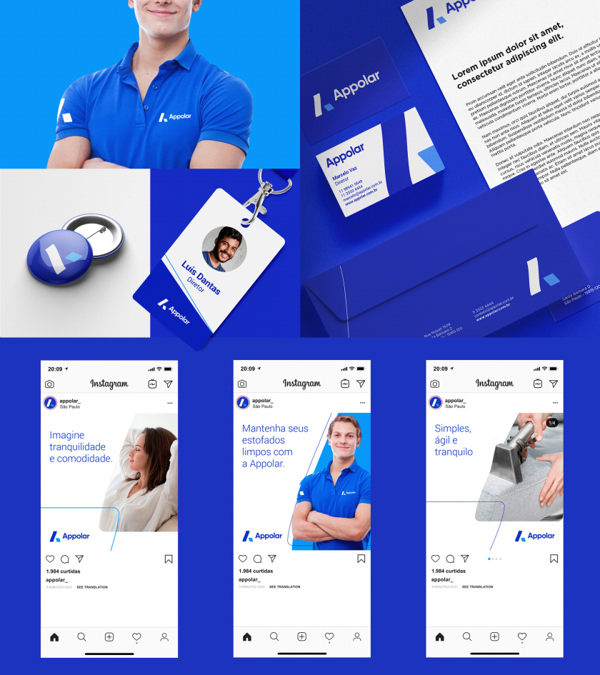 Appolar 環(huán)境清潔和衛(wèi)生消毒公司vi視覺識別設(shè)計logo設(shè)計